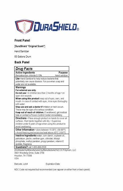 Image Description (Durashield   Original Scent  Label 55 Gallon Drum Page 1)